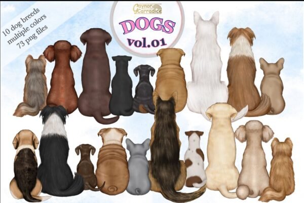 Dogs Clipart vol.01