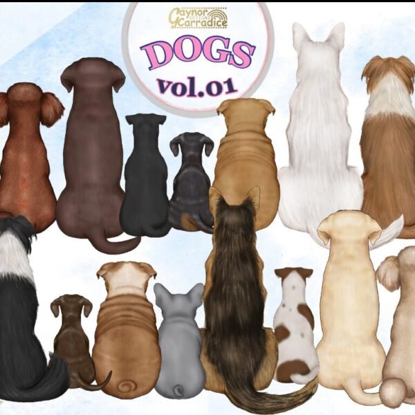 Dogs Clipart vol.01