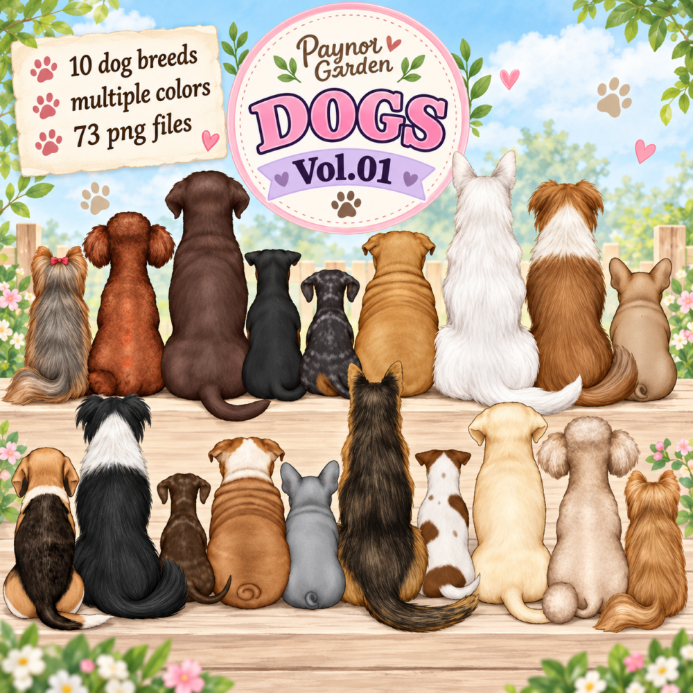Dogs Clipart vol.01