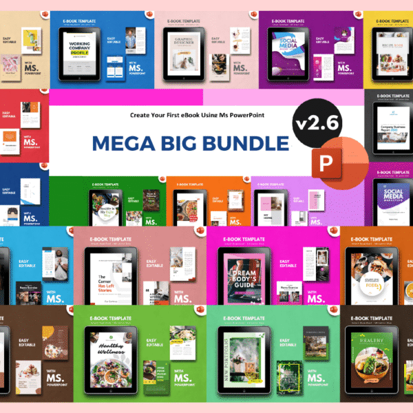 Mega Big Bundle 26 Ebook Template