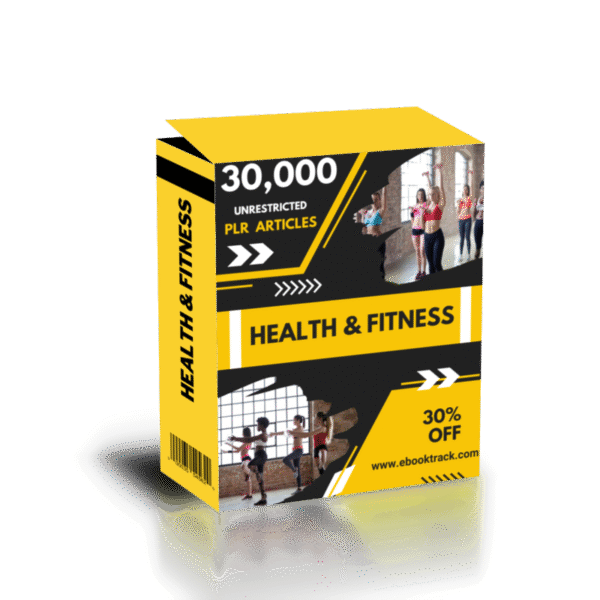 30,000 Premium Health & Fitness PLR บทความไม่จำกัด + เมกะโบนัส 12 GigaBytes eBooks + อื่น ๆ